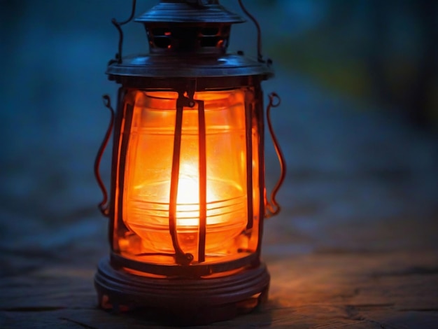 l'image d'une belle lampe du Ramadan