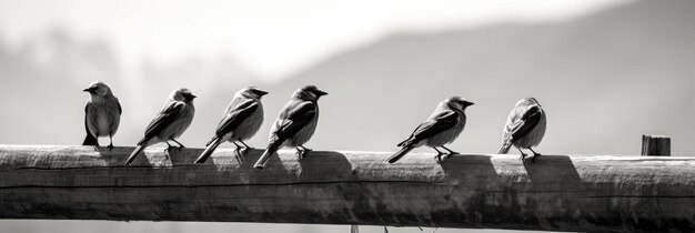 Image de blog des oiseaux de couleur noire et blanche au Colorado.