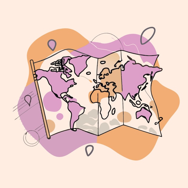 Image de la carte du monde