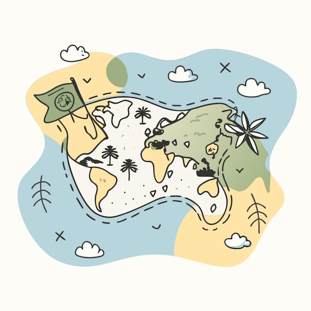 Image de la carte du monde