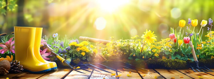 Photo une image d'un champ de fleurs avec le soleil derrière elle