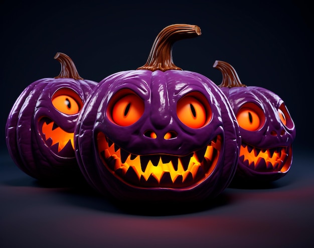 image de citrouille réaliste pour Halloween