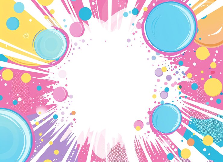 Photo une image colorée d'un cercle avec le mot bulle au centre