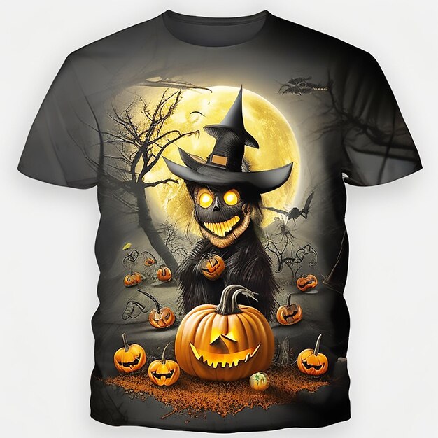 Image de conception de t-shirt d'Halloween générée par IA