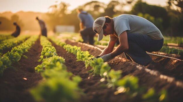 Une image d'une coopérative agricole durable