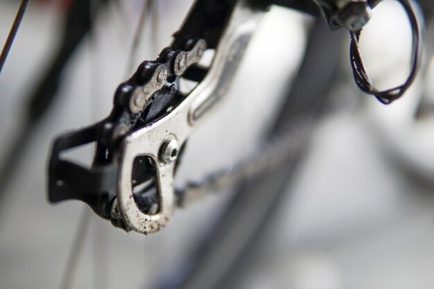 Image coupée d'une bicyclette