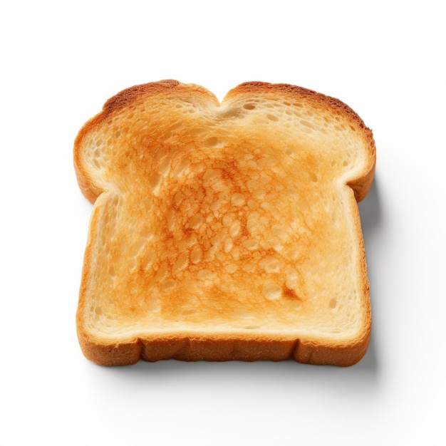 Image créative de toast avec un style solide et structuré