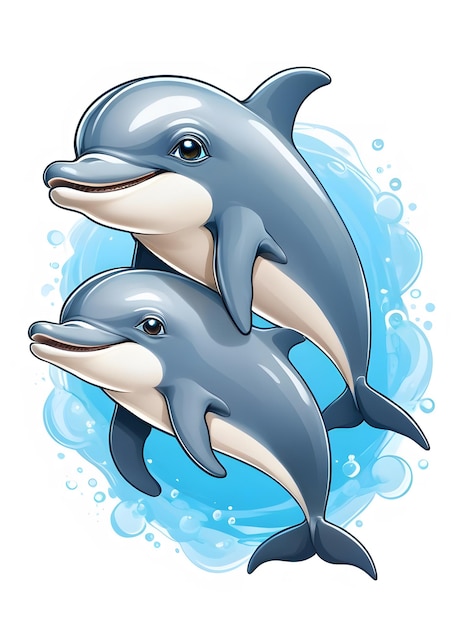 une image de dauphins avec les mots dauphins dessus