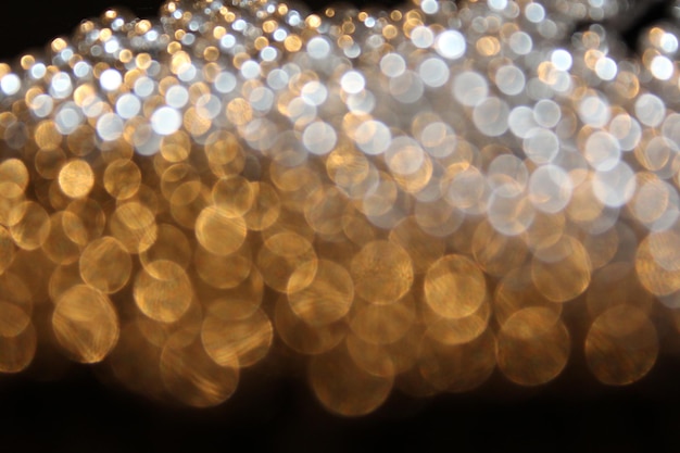Image défocalisée de lumières éclairées
