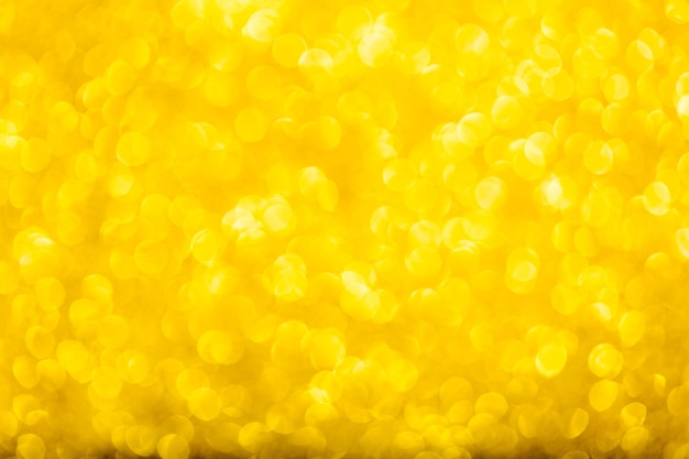 Une image défocalisée de paillettes brillantes