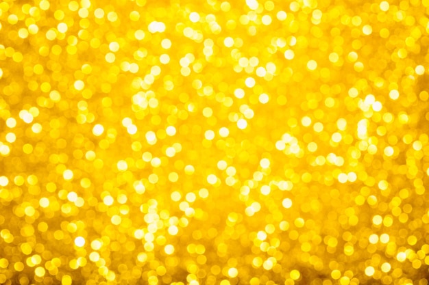 Une image défocalisée de paillettes brillantes