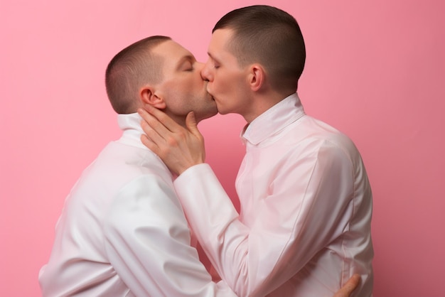 Photo l'image de deux hommes amoureux