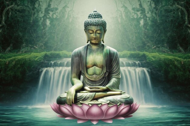 L'image du Bouddha Gautam