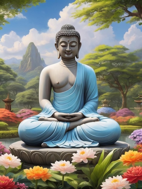 L'image du Bouddha Gautam