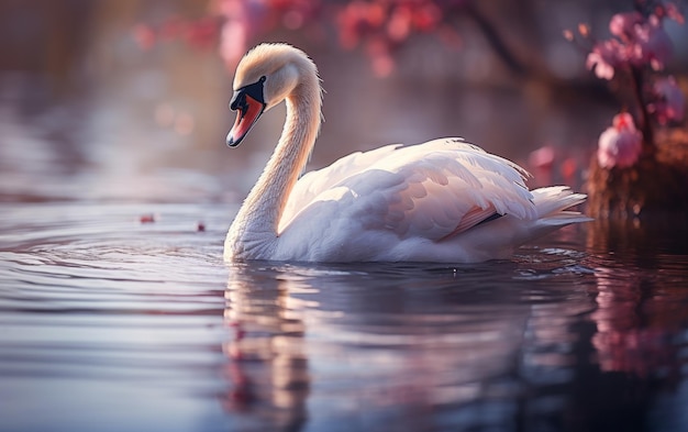 L'image du cygne gracieux