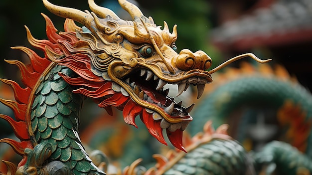 Image du dragon chinois traditionnel