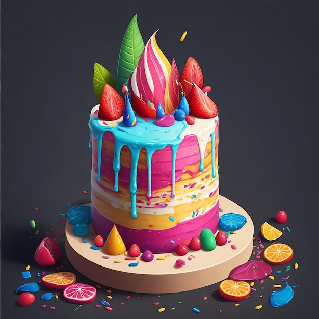 Image du gâteau d'anniversaire