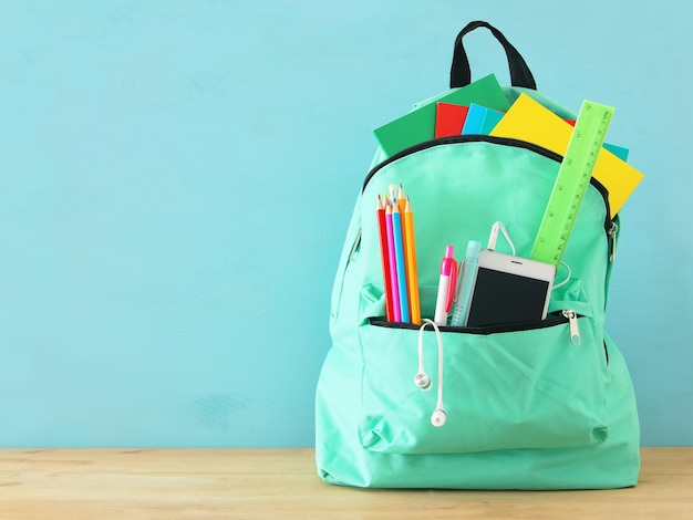 Image du sac scolaire