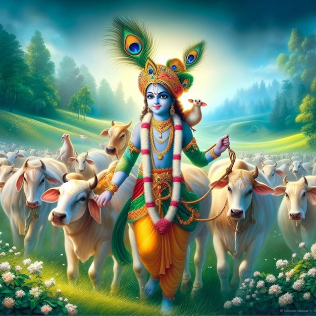 L'image du Seigneur Shree Krishna