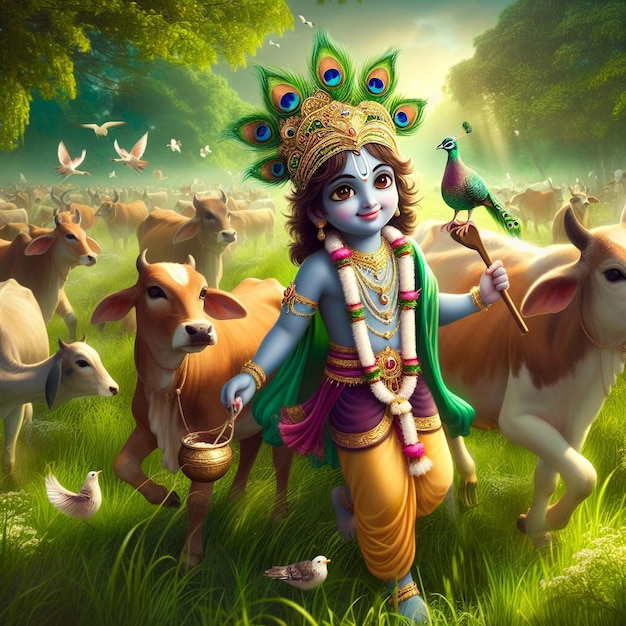 L'image du Seigneur Shree Krishna