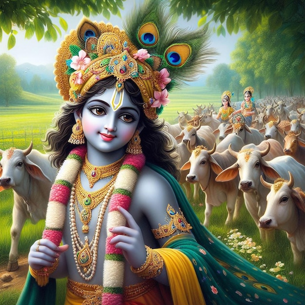 L'image du Seigneur Shree Krishna