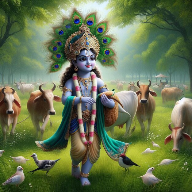 L'image du Seigneur Shree Krishna