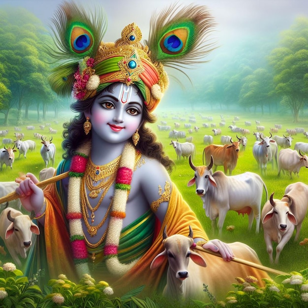 L'image du Seigneur Shree Krishna