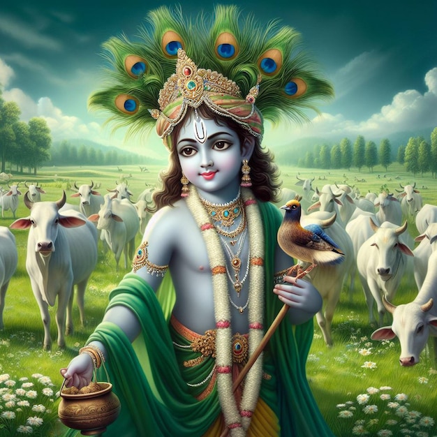 L'image du Seigneur Shree Krishna