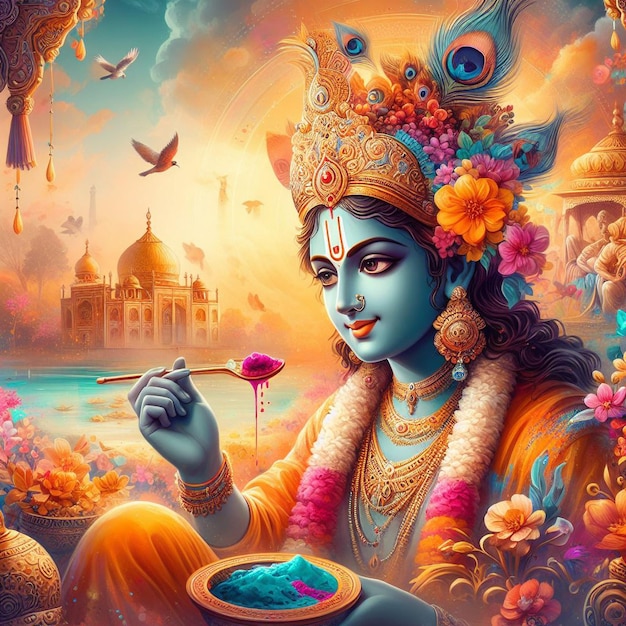 L'image du Seigneur Shri Krishna