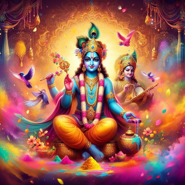 L'image du Seigneur Shri Krishna