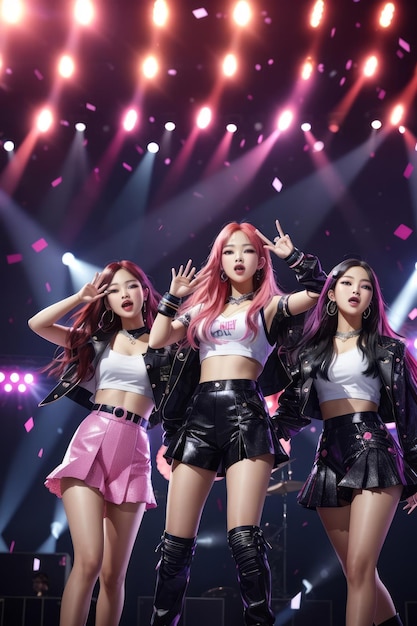 image dynamique de blackpink