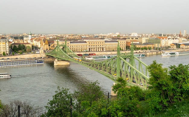 Image éditoriale de la vue de Budapest