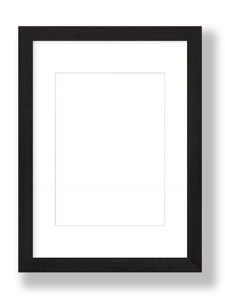 Une image encadrée noire avec une bordure blanche qui dit "le mot art" dessus
