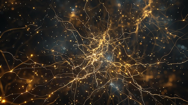 Photo l'image est une représentation d'un réseau neuronal