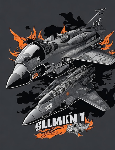 Image F15 Aéroplan Ai pour la conception de t-shirts