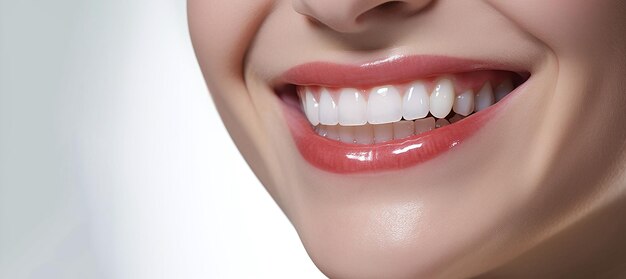 une image d'une femme souriant pendant que ses dents sont redressées