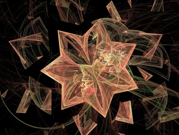 Image de fond abstrait fractal imaginaire