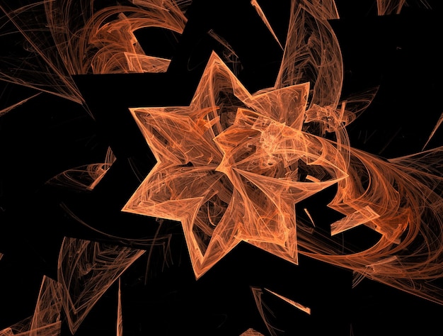 Image de fond abstrait fractal imaginaire