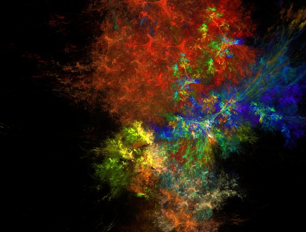 Image de fond abstrait fractal imaginaire