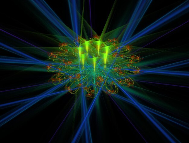 Image de fond abstrait fractal imaginaire