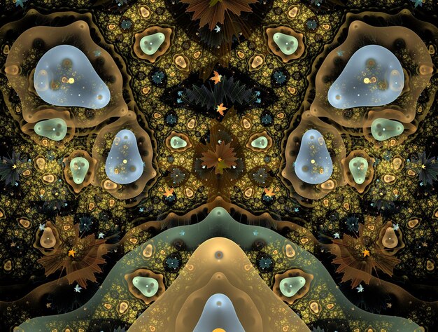 Image de fond abstrait fractal imaginaire