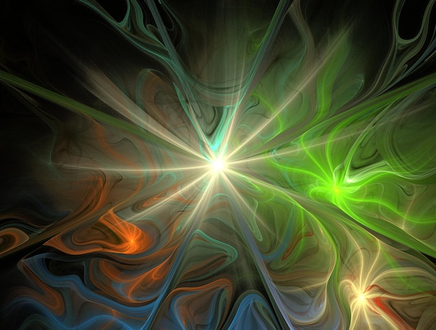 Image de fond abstrait fractal imaginaire