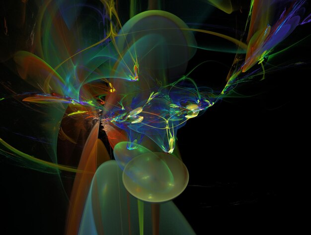 Image de fond abstrait fractal imaginaire