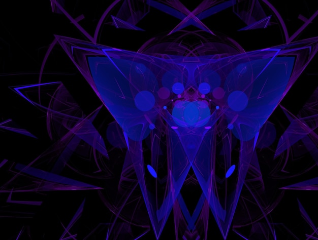 Image de fond abstrait fractal imaginaire