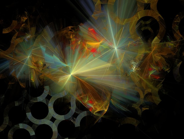 Image de fond abstrait fractal imaginaire