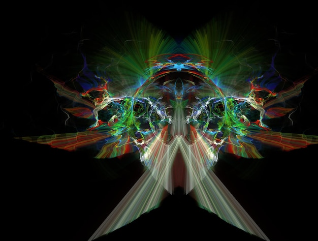 Image de fond abstrait fractal imaginaire