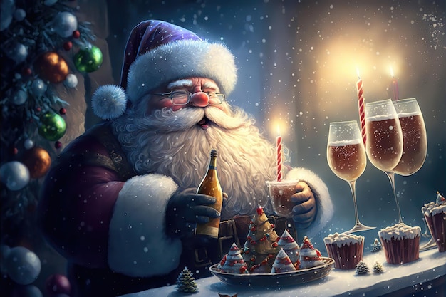 Image de fond de célébration de Noël ou du nouvel an