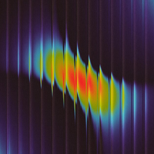 Photo image de fond dégradé acide verre translucide lignes colorées abstraites