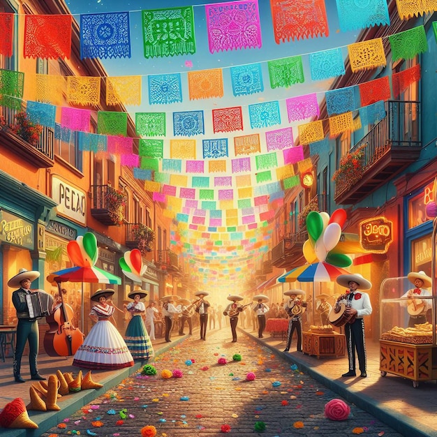 Image de fond du Cinco de Mayo