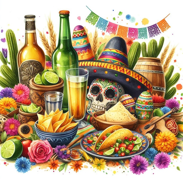 Image de fond du Cinco de Mayo